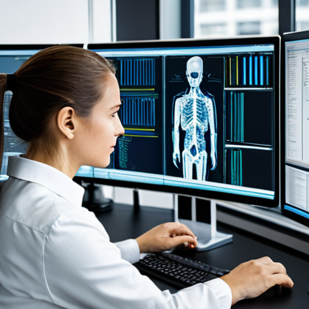 Container Image Scanning**
"A software engineer analyzing a container image scan report in a modern office, surrounded by monitors displaying code, fully clothed, appropriate attire, safe for work, perfect anatomy, natural proportions, professional, high quality, family-friendly."
**