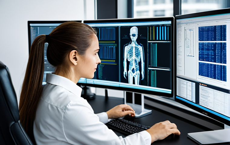 Container Image Scanning**
"A software engineer analyzing a container image scan report in a modern office, surrounded by monitors displaying code, fully clothed, appropriate attire, safe for work, perfect anatomy, natural proportions, professional, high quality, family-friendly."
**